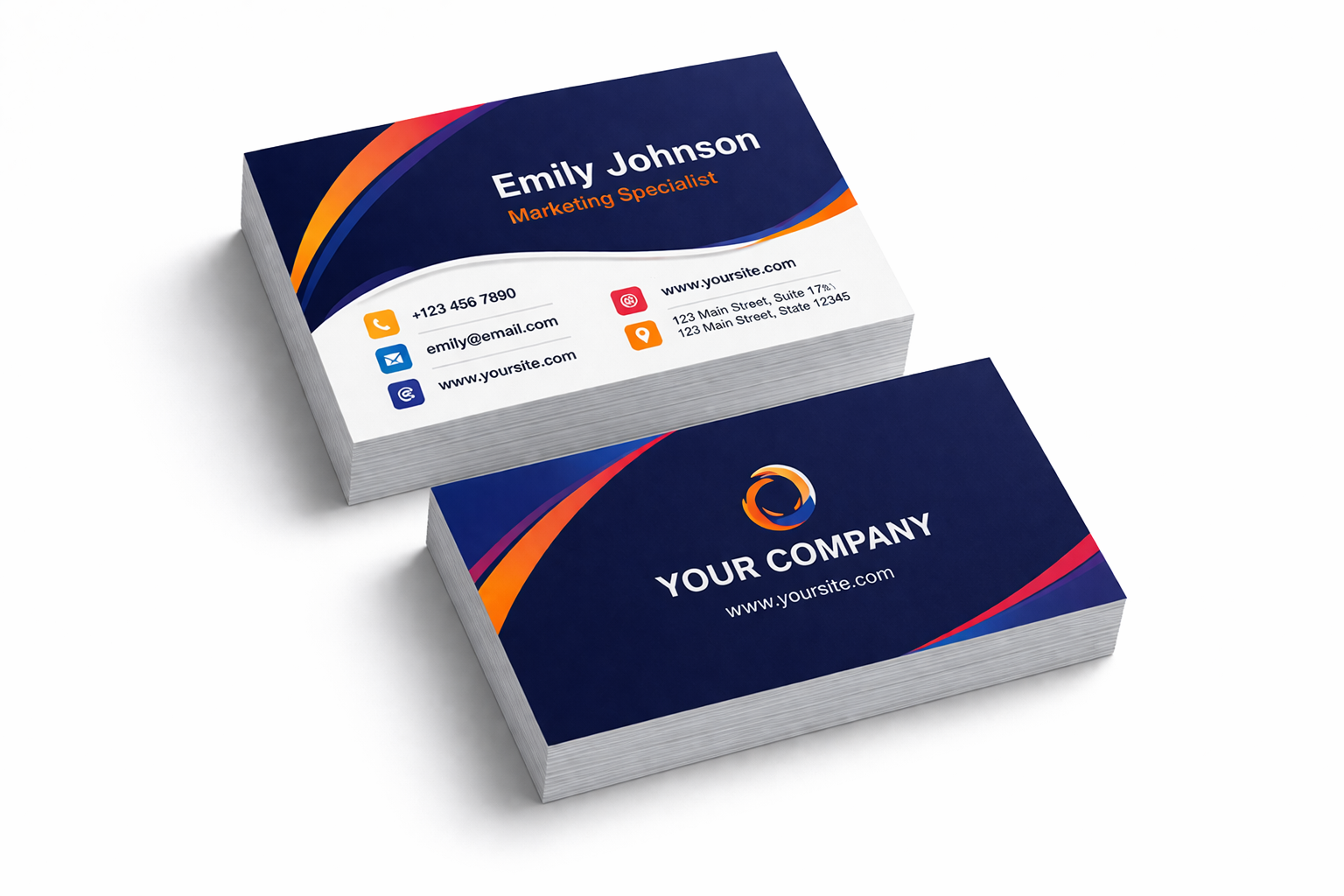 Business card sample design